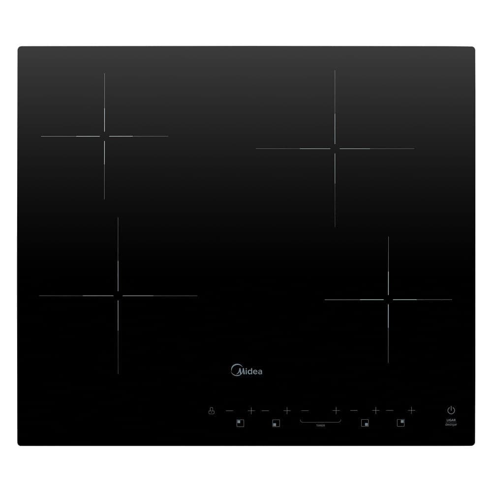 Cooktop 4 Bocas Elétrico Vitrocerâmico Midea