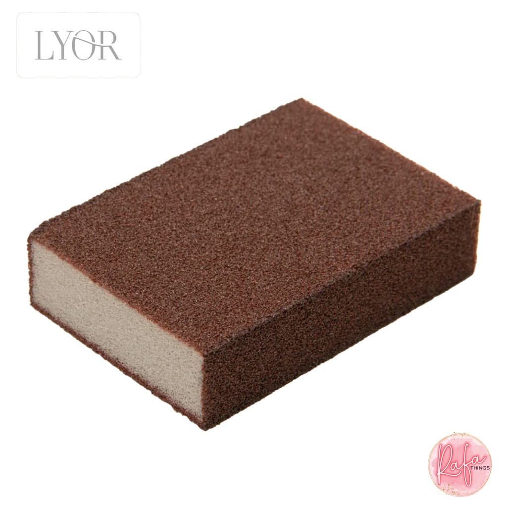 Esponja Magica Poliuretano Lyor - Limpeza Pesada Tira Ferrugem GORDURA Sujeira Difícil Panela 10x7cm