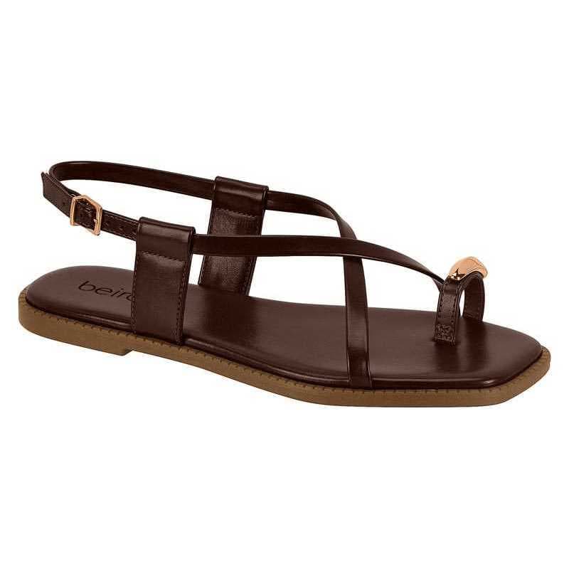 Sandália Rasteirinha Feminino Verão Casual Chique Praia Beira Rio 8571.100