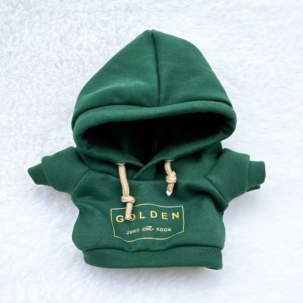 Kpop Idol Jungkook Golden Light Stick Capa Mini Roupas Verdes