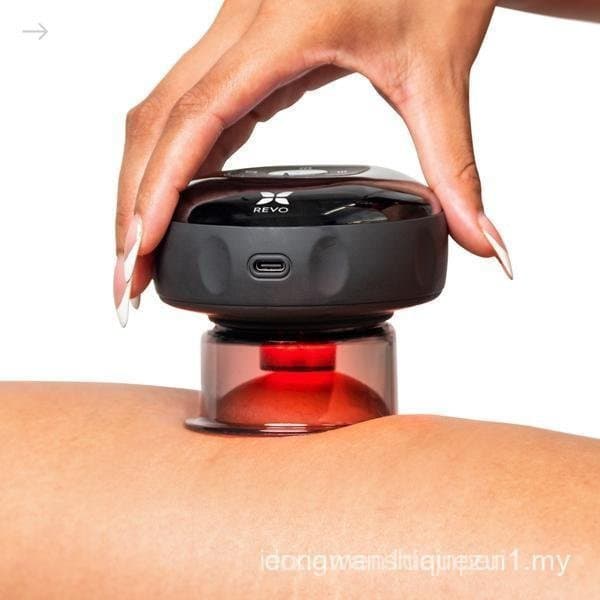 REVO O Dispositivo Original Smart Cupper, Terapia de Luz Vermelha + Calor + Sucção |   Alívio Muscular, Celulite e Recup