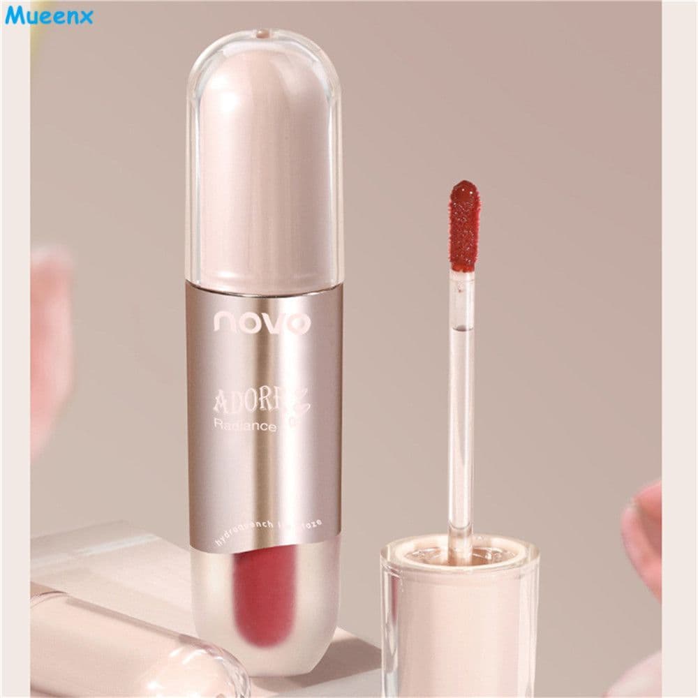Gloss Labial com Ácido Hialurônico, Gloss Labial Espelhado, Gloss Labial Matte, Maquiagem Labial à Prova d'
