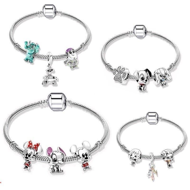 Pulseira de prata 925 com pingente C8A2