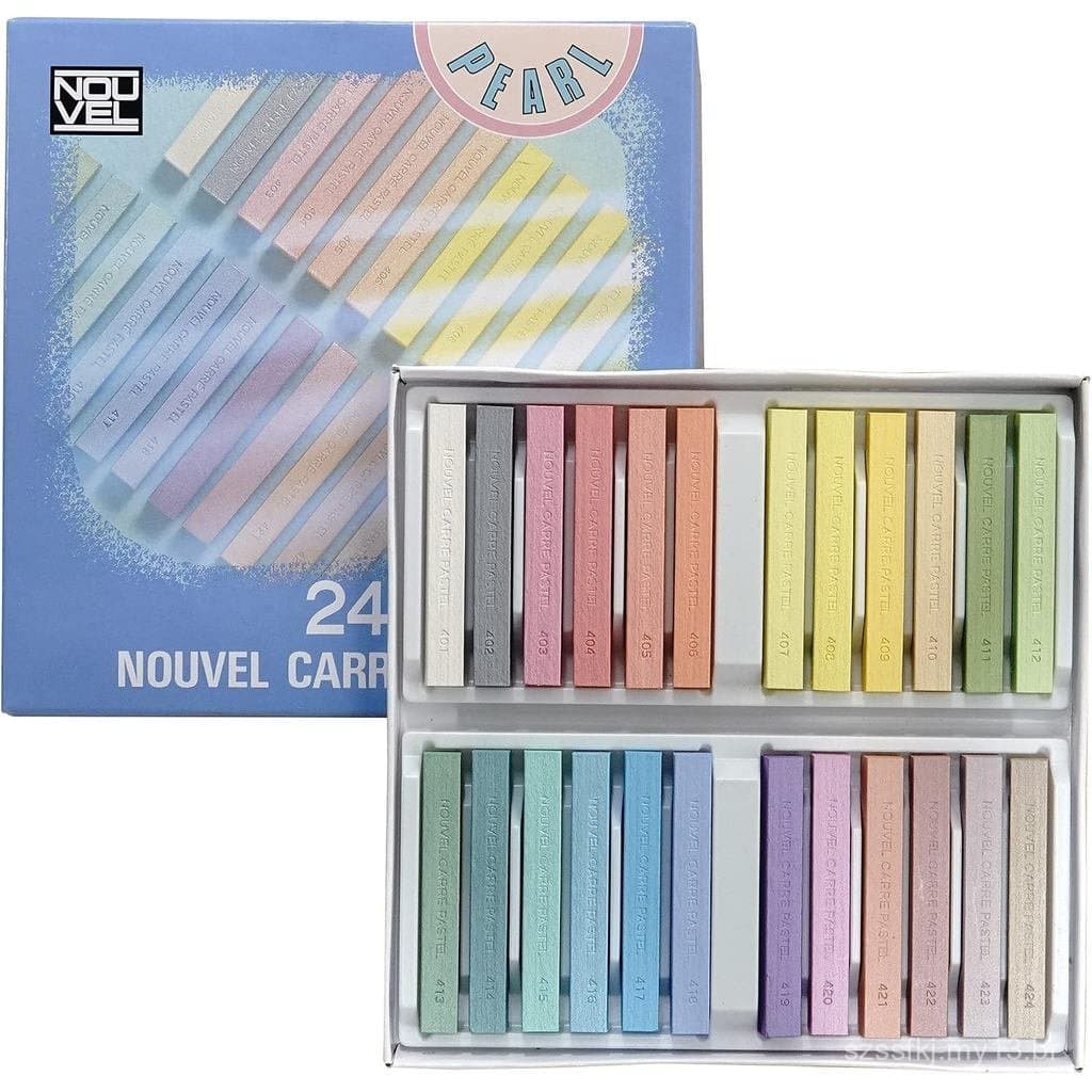 Novo conjunto de pastéis de curry 24 cores Pearl (importação do Japão) OXCU