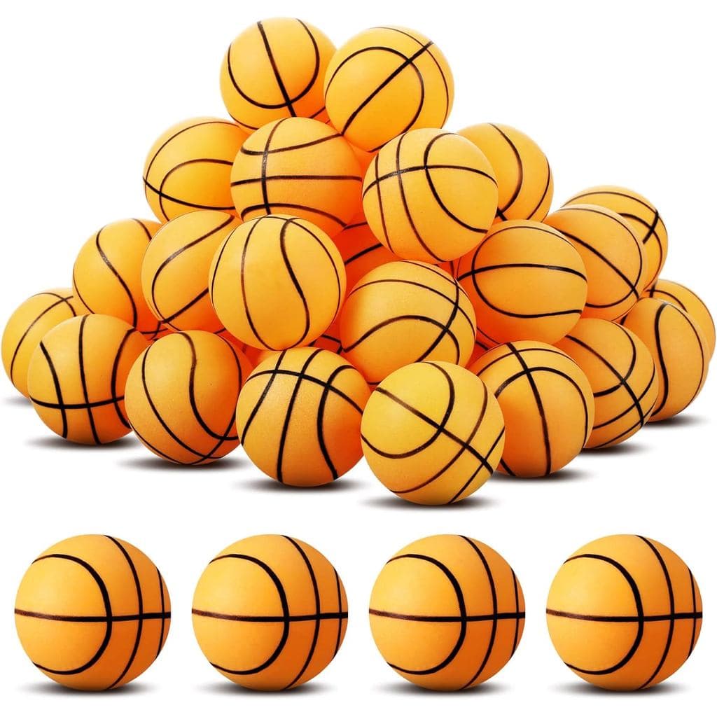 Leitee 36 Peças Bolas De Tênis De Mesa 40 mm Tema Esportivo Jogos Internos E Externos Para Artesanato De Decoração De Fe