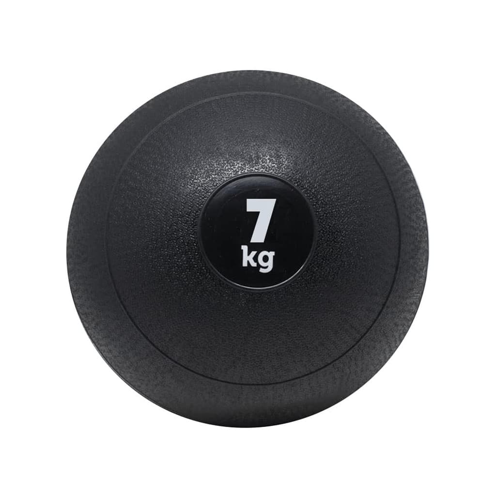 Slam Ball Peso 7kg Crossfit Funcional Ball Preta Borracha Antiderrapante SS Esportes