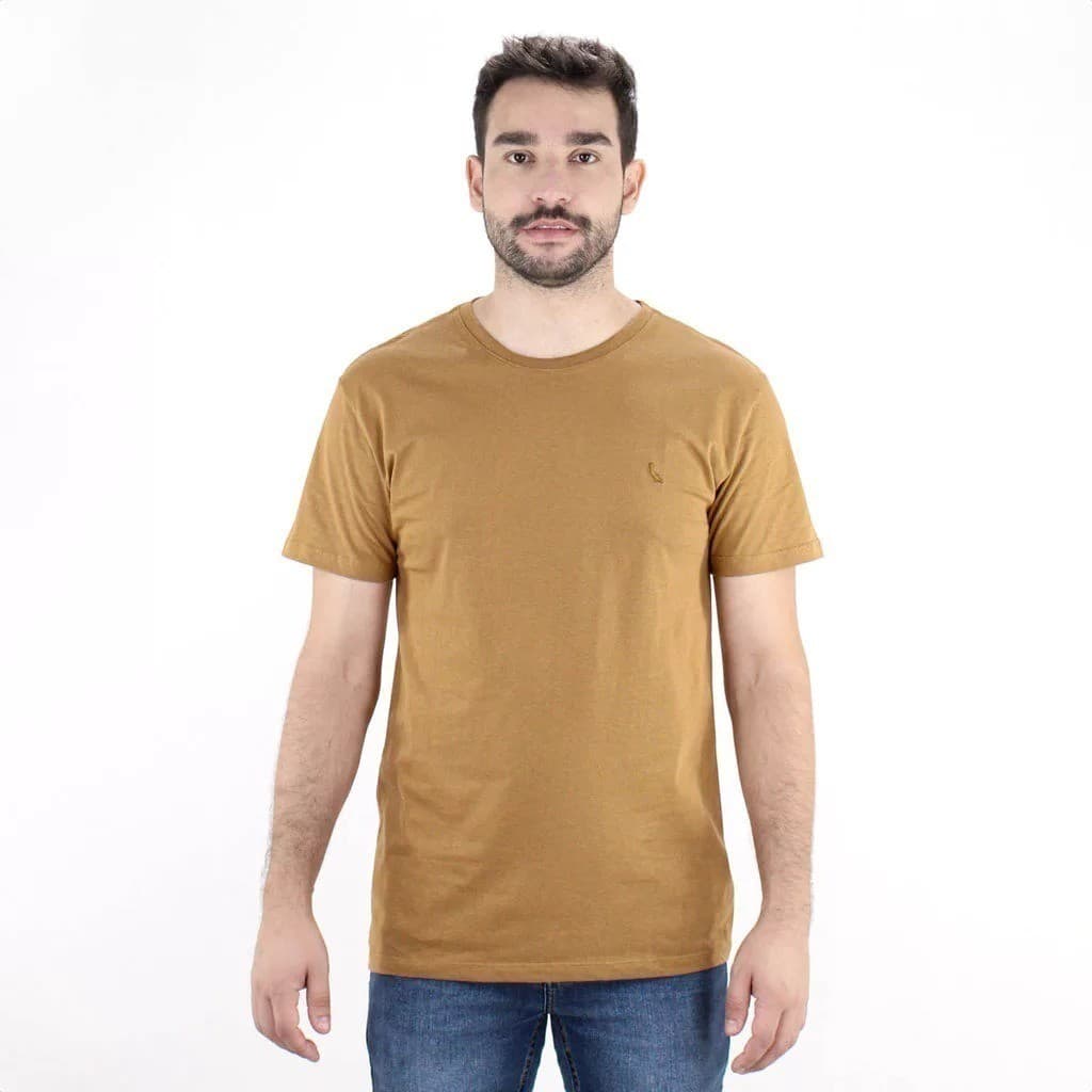 Camiseta Reserva Super Slim Careca Marrom