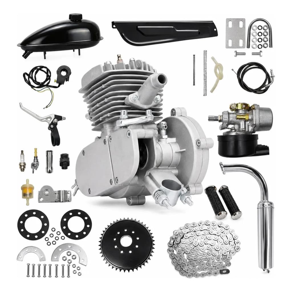 Kit Motor De Bike 80cc Para Bicicletas 3hp Nakasaki Motorizada Completo