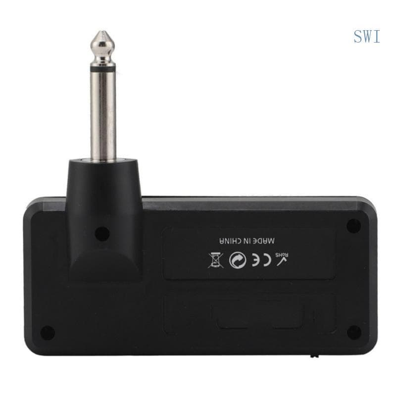 Amplificador Fone Ouvido Guitarra SWI USB Recarregável Pequeno Ótimo Som