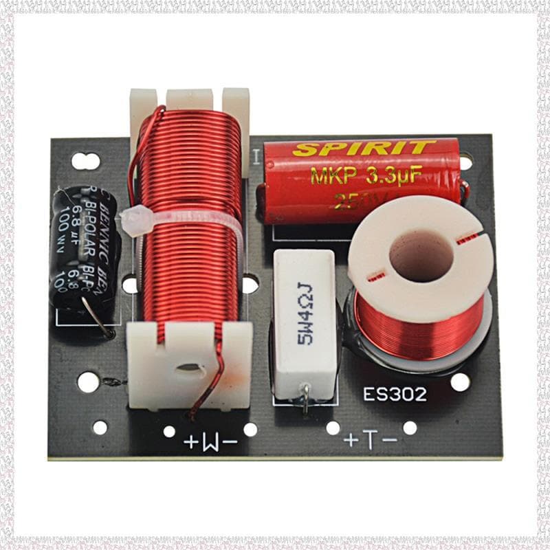 (Otgl) ES302 2 Maneiras De Áudio Alto-Falante Crossover Agudos + Divisor De Frequência Crossovers Filtros De DIY Para Ho