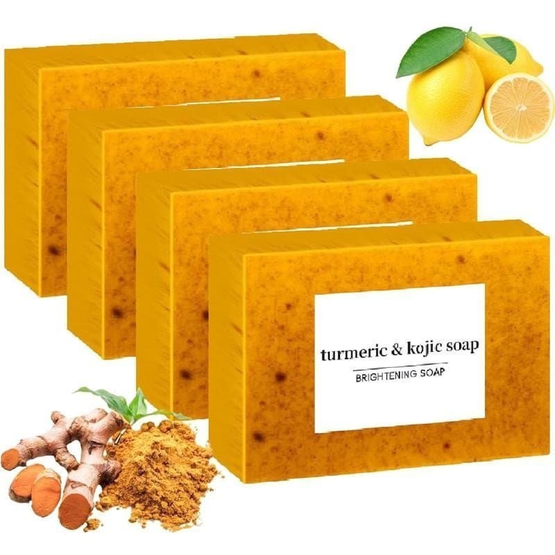 Sabonete Facial de Cúrcuma e Ácido Kójico, Sabonete de Ácido Kójico, Sabonete de Limpeza Facial, Sabonete Facial de Cúrc