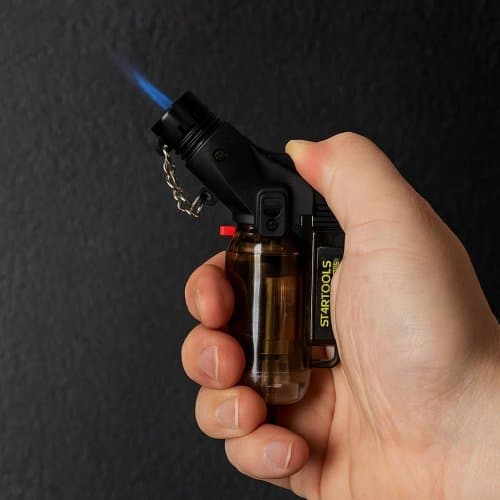Mini Maçarico Portátil Recarregável Alta Performance Tocha Ajustável Segurança