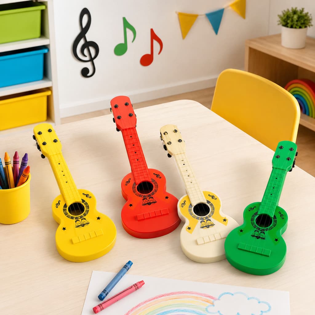 Mini Violão Infantil Musical Cores Sortidas