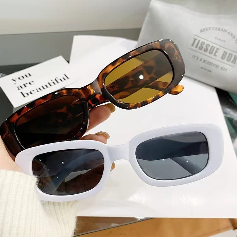 Novos Óculos De Sol Para Homens E Mulheres , Armação Pequena Retrô Elegante UV400