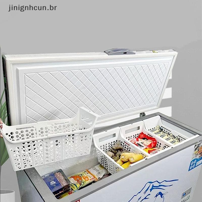 jinignhcun Cesta De Freezer De Peito Inodoro Armazenamento Ra Carga Pesada Organizador De Geladeira Acessórios De Cozinh