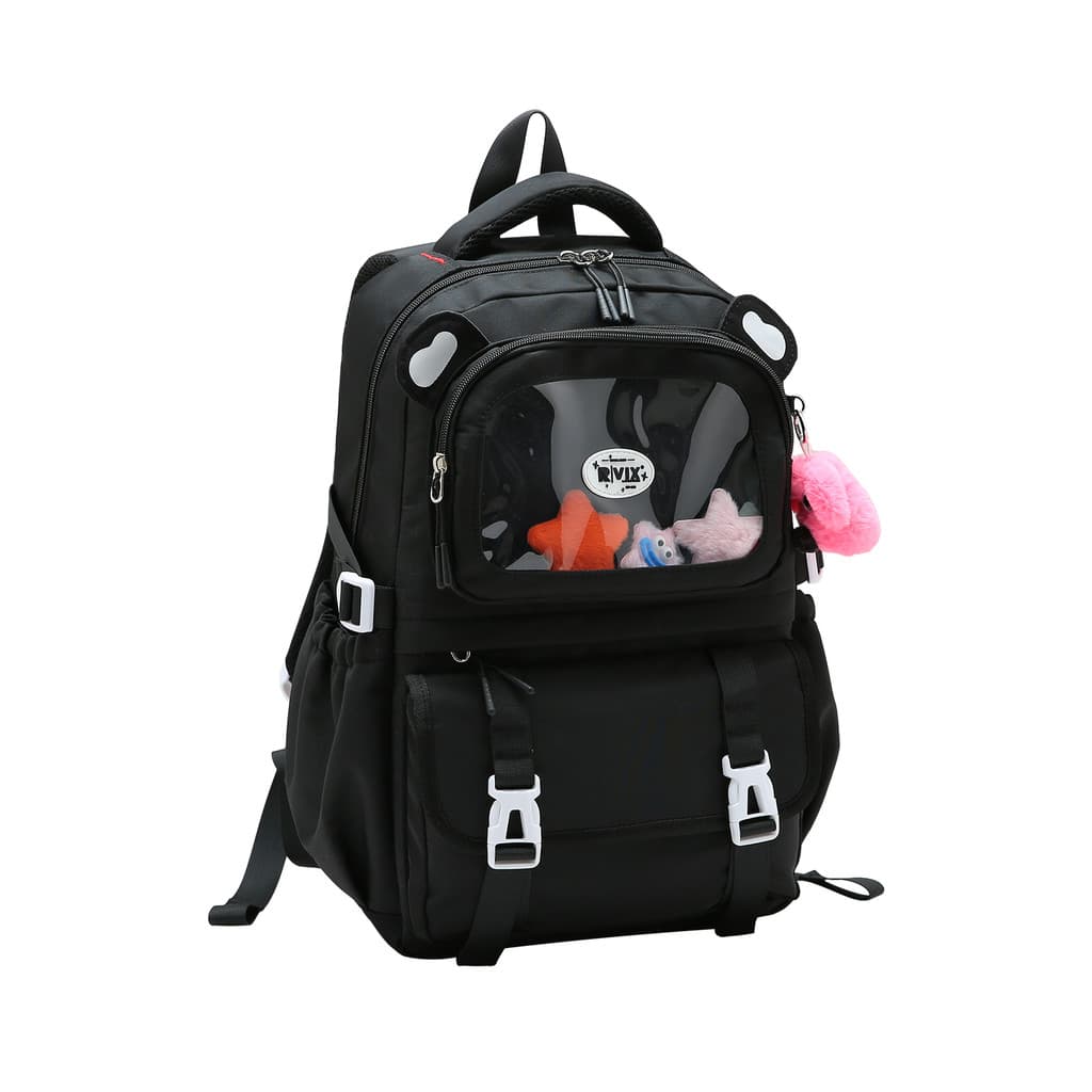 Mochila Escolar Feminina de Costas Juvenil Grande Reforçada