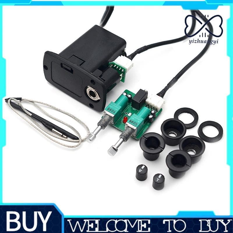 Equalizador De Guitarra Clássica Acústica EQ Pré-Amplificador Tom Conciso Volume Ajustável Violao Captador
