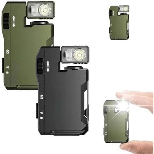 Lanterna LED de bolso G5, Lanterna EDC recarregável G5, Luz de 400 lúmens, 180 °   Lanterna Mini Magnética à Prova d'Águ