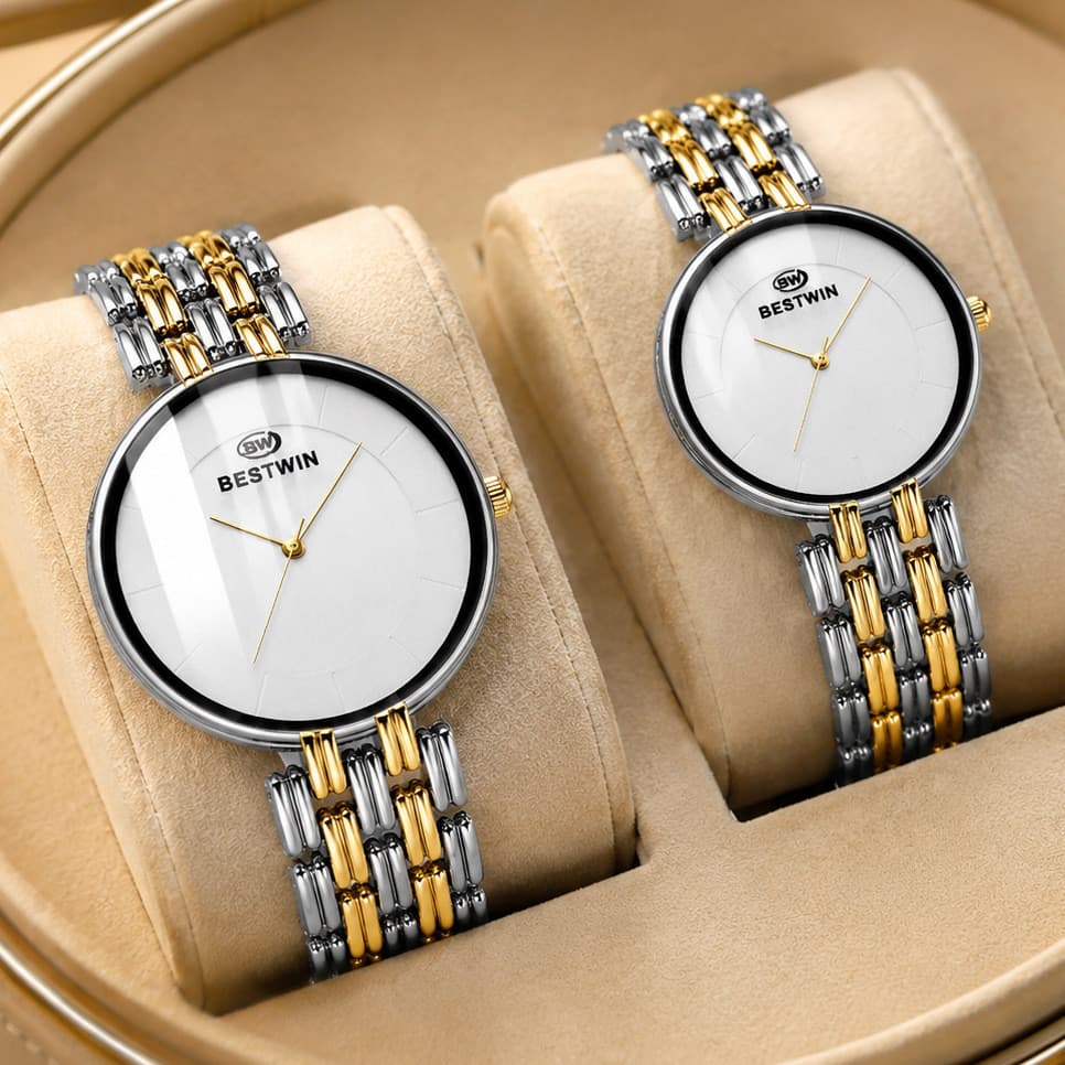 Relógio de pulso casal relógio moda Premium quartzo relógio masculino fonte relógio masculino de venda quente fábrica