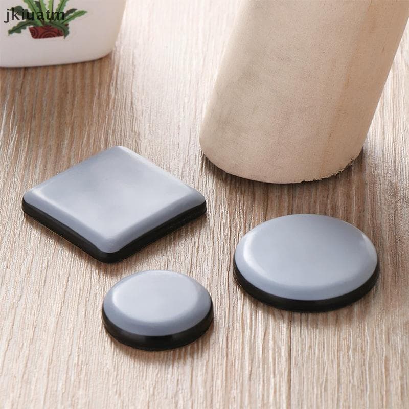 [jkiuatm] Conjunto De 12 Peças De Slides Para Pés , Almofadas Deslizantes Móveis Casa , De , PTFE , Piso Quadrado Cadeir