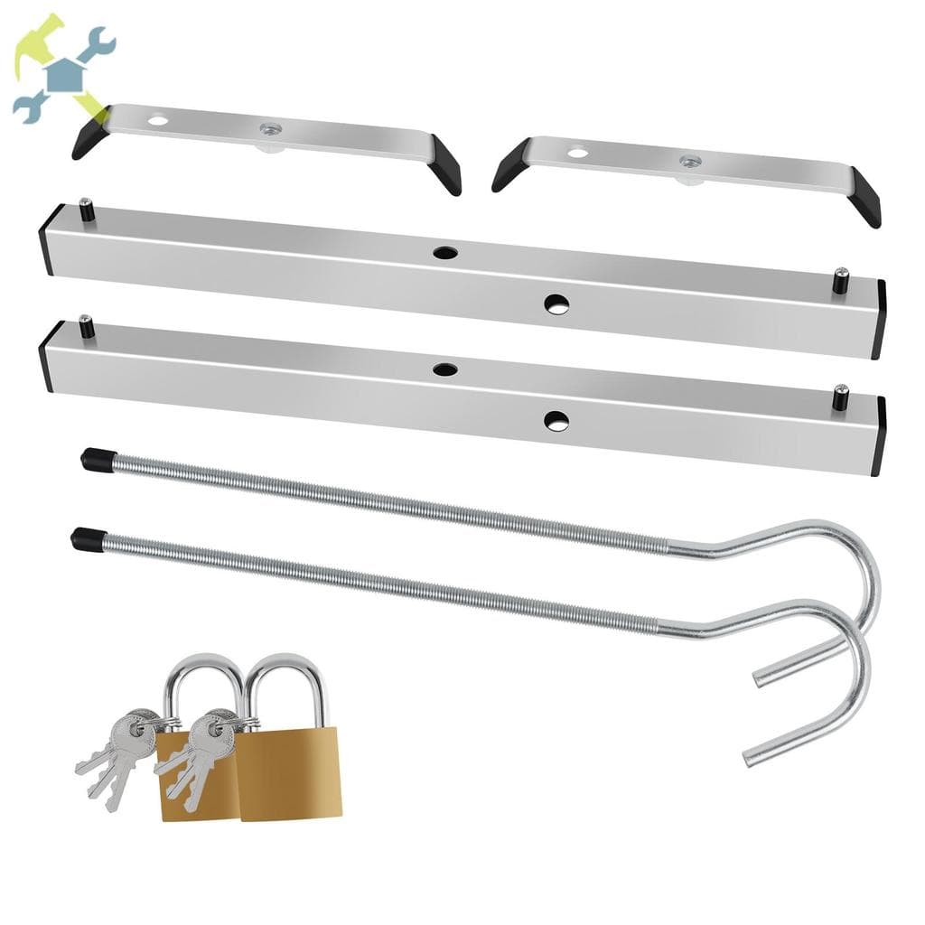Fechaduras De Rack De Teto De Escada Braçadeiras De Aço Fácil De Instalar Flexíveis De Usar Para Carro SHOPTKC4283