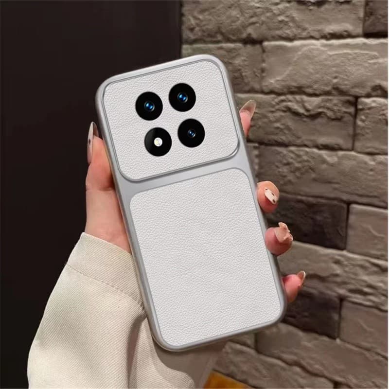 Luxo Lichia Grão À Prova De Choque Caso Telefone Para Redmi Nota 15 14 13 12s 11 10 Pro + 4G 5G Macio TPU Córtex Pára-Ch