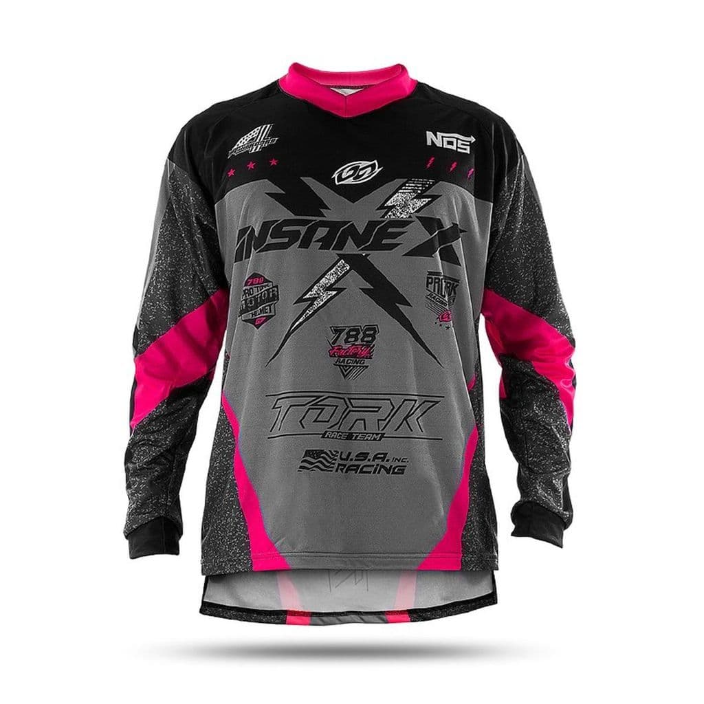 Camisa Motocross Adulto Piloto Pro Tork Insane X Trilha Enduro Masculino Feminino