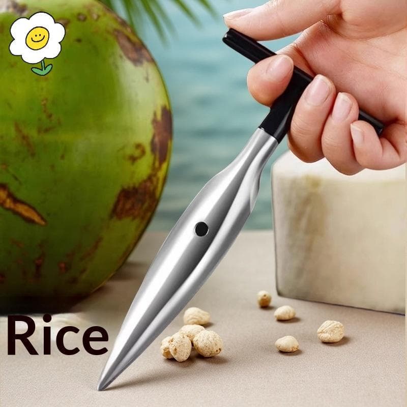 maoting } Ferramenta Abridora De Coco Em Aço Inoxidável , Perfurador Forma De T Para Cocos , Perfuração Fácil E Segura