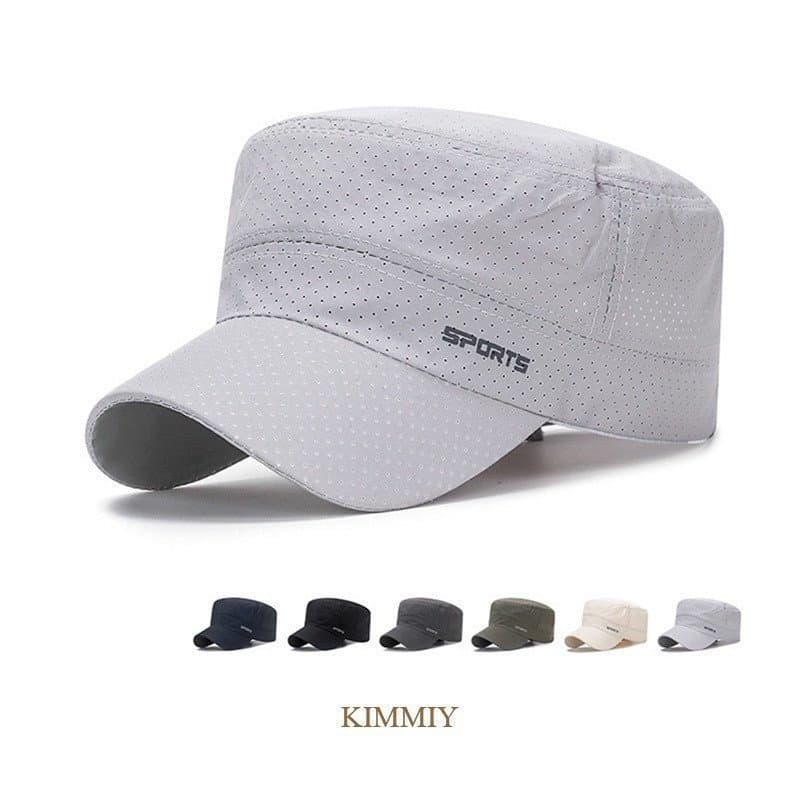 Boné Militar de Verão KIMMIY em Malha para Esportes ao Ar Livre, Secagem Rápida e Respirável para Homens e Cadetes
