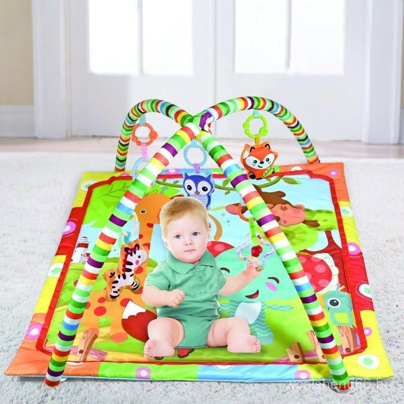 Gamma Baby-2023 Tapete De Atividades Para Bebê Tapetes Redondos Para BebêS Tapete De Brinquedo Para Bebê RecéM-Nascido E