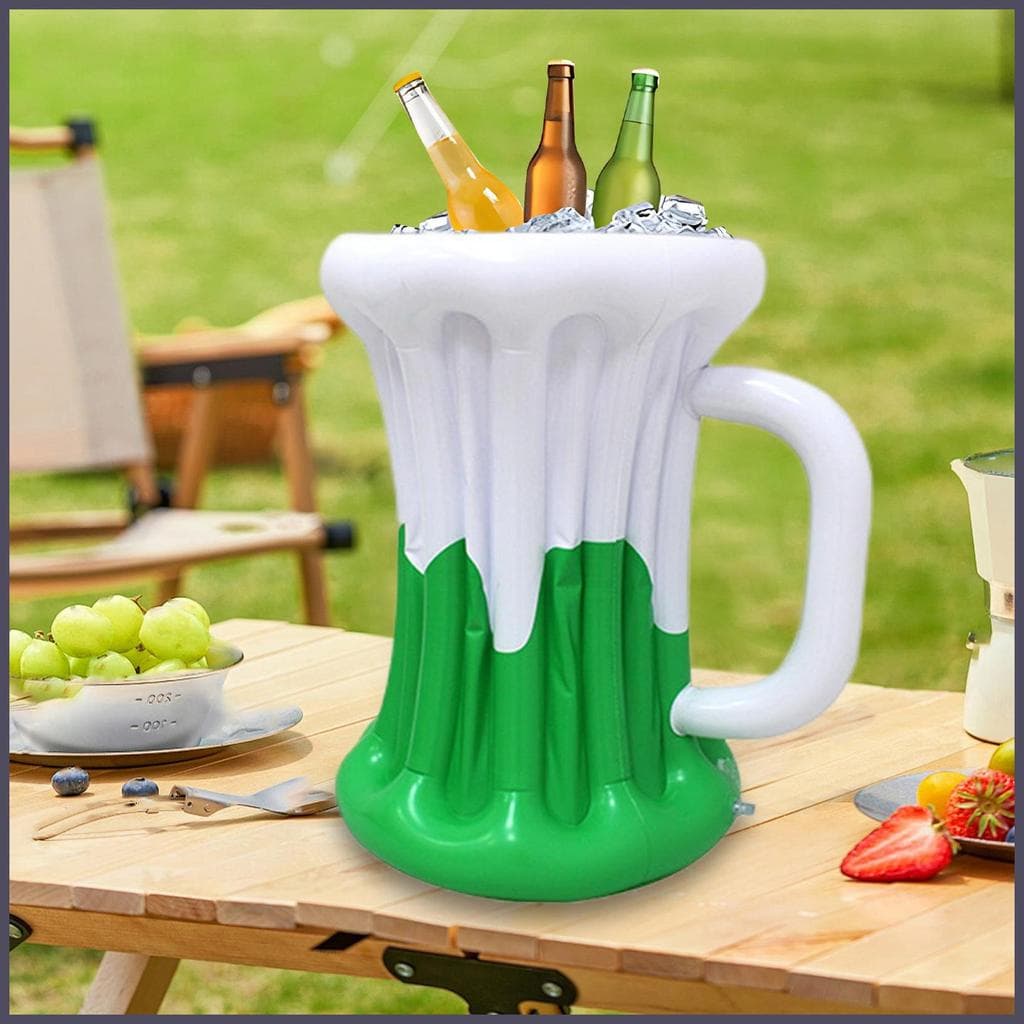 Refrigerador Inflável PVC Flutuante Portátil Havaiano Bebidas Caneca De Cerveja De Para Oktoberfest tiankabbr