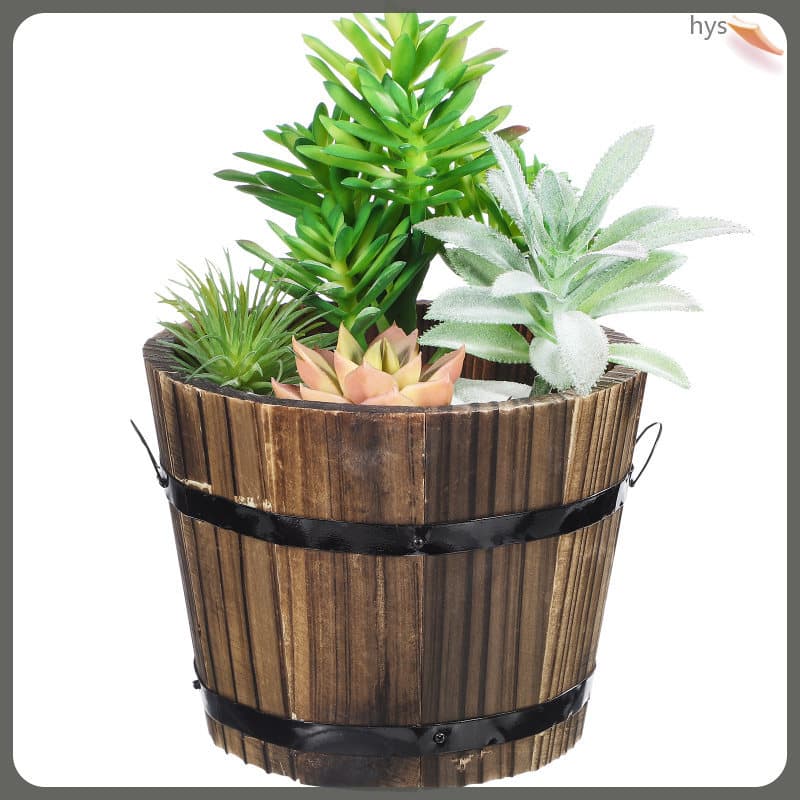 👁️ Decoração Eco-Friendly 1Flat Mouth Brown para Casa