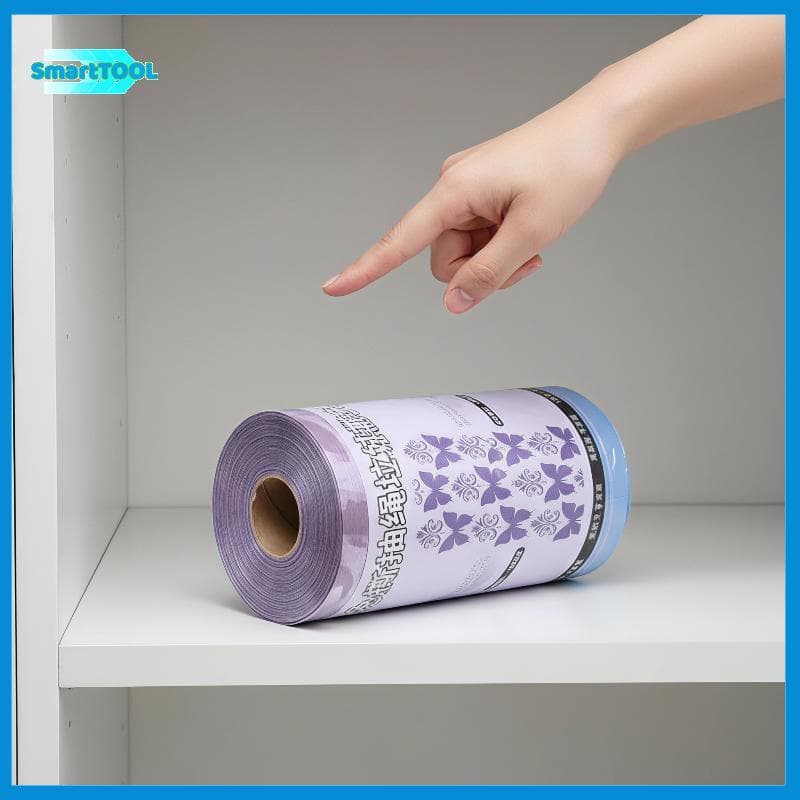 LKBG > Sacos De Lixo Com Cordão Perfumado De Lavanda 10/90 Unidades Descartáveis Não Tóxicos Para Descarte De Fraldas De