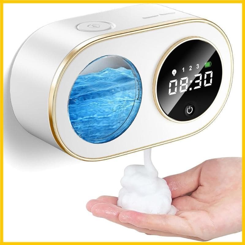 Moderno Touchless Dispensador Automático Espuma Mão Montado Parede Capacidade Adequa