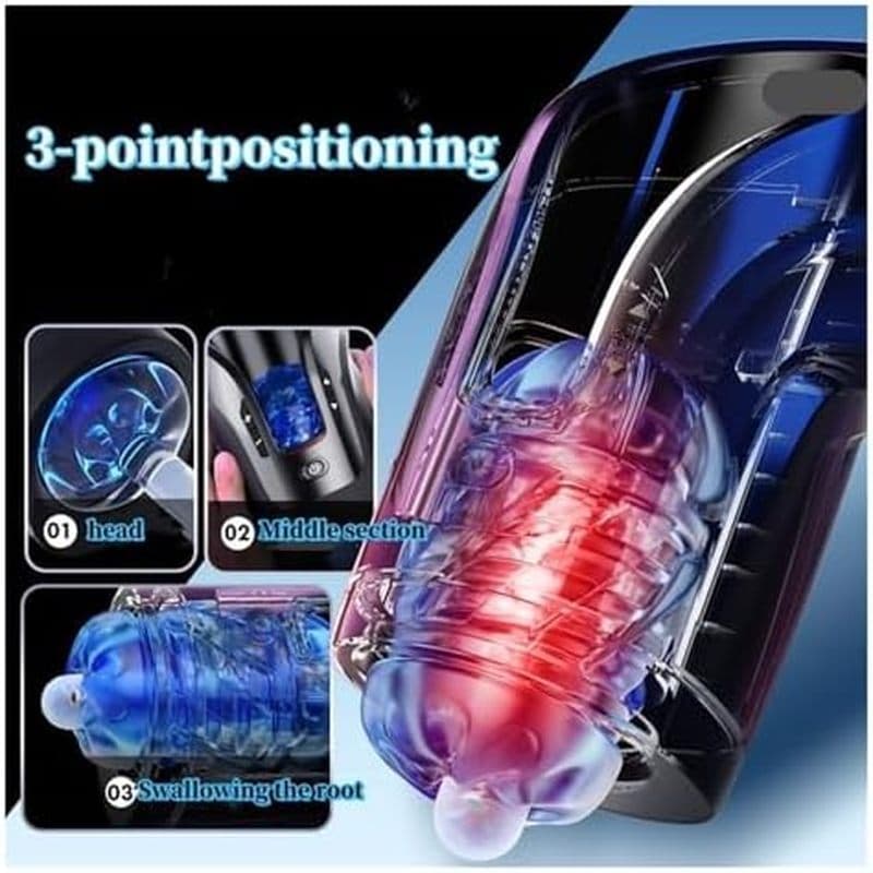 Copo Massageador Aquecimento Telescópico De Alta Velocidade