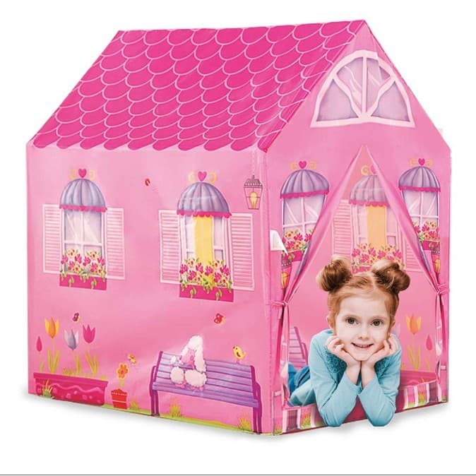 BARRACA INFANTIL MINHA CASINHA GRANDE TENDA CABANA ROSA