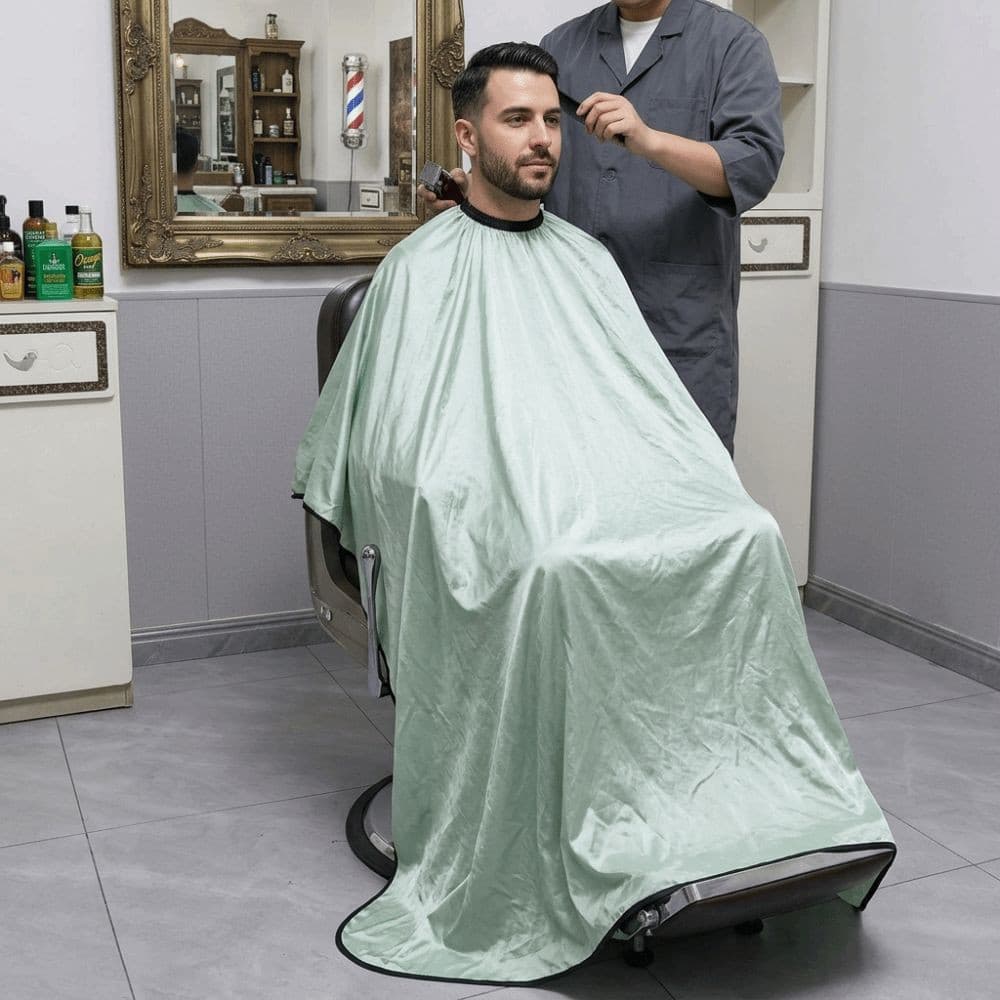 Avental De Cabeleireiro À Prova D'água NEDFS , Capa Profissional Extra Grande Para Corte De Cabelo , Respirável
