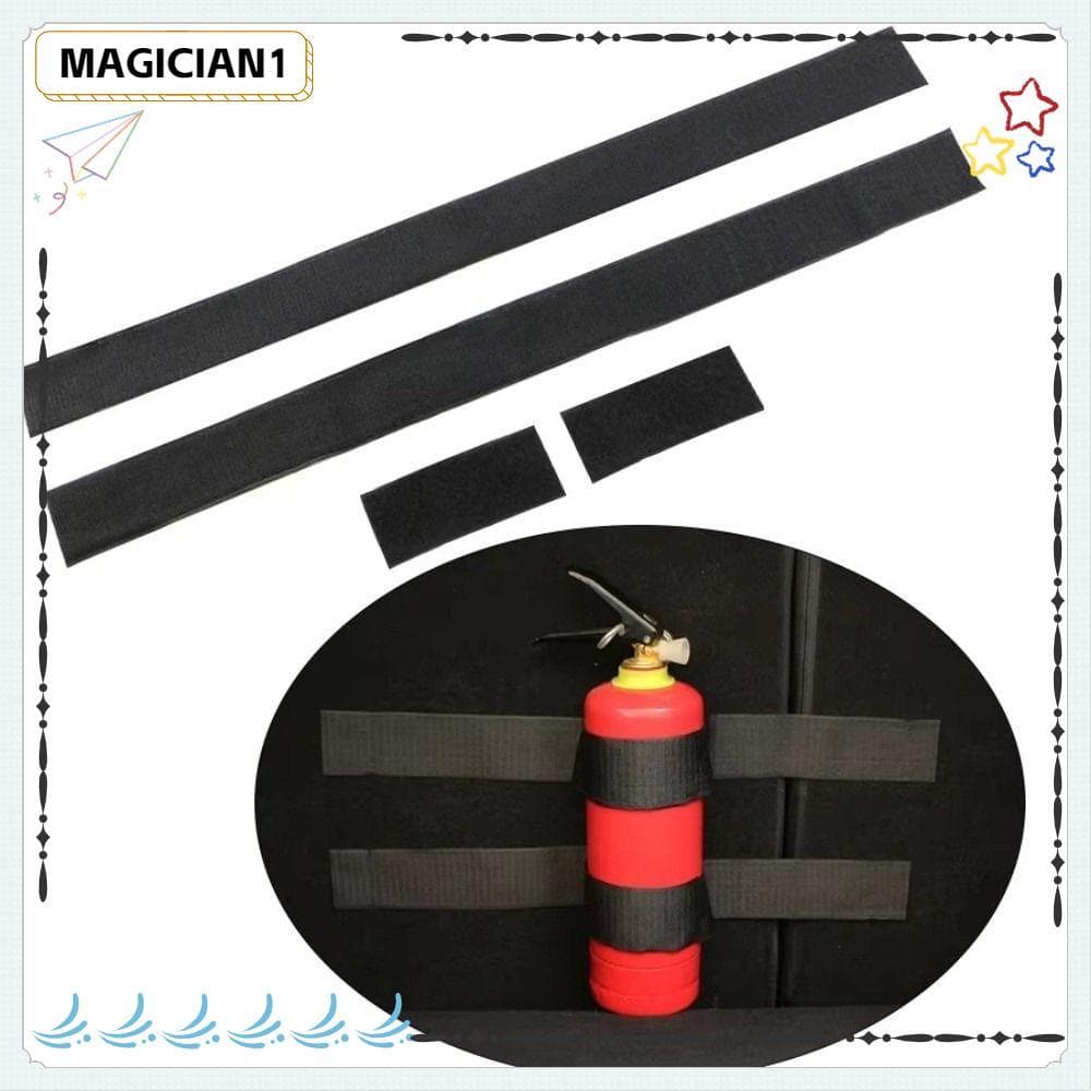Correias De Porta-Malas De Carro MAGICIAN , Suporte De Extintor De Incêndio De Nylon De Poliéster , Adesivo Forte