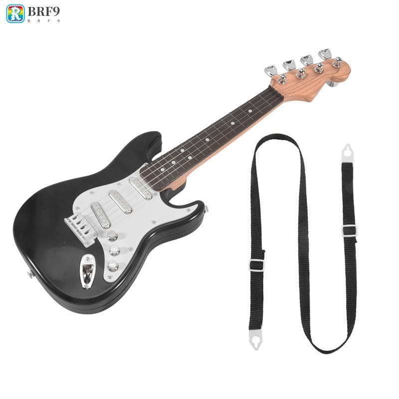 Brinquedo De Guitarra De 17 Polegadas Para Crianças , Instrumentos Musicais Elétrica De 4 Cordas Instrumento Eletrônico