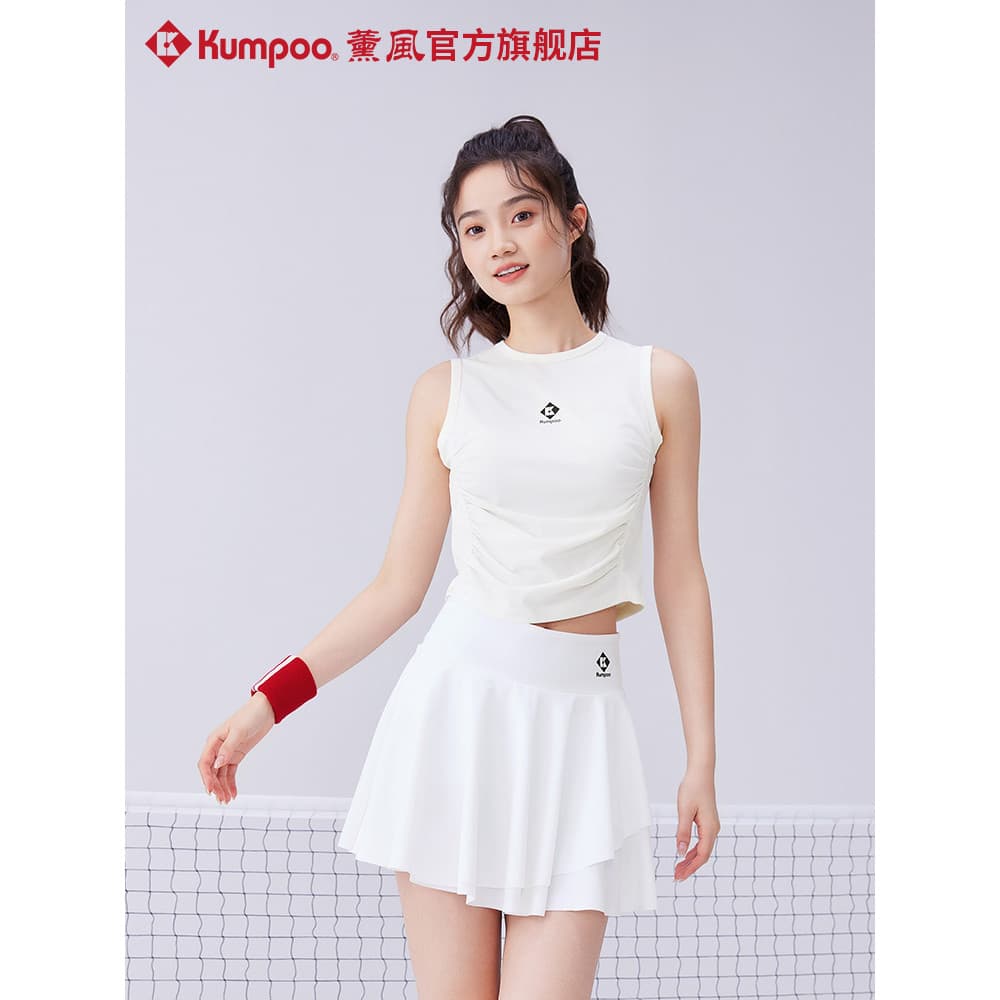 Estilo fumado novo estilo camisa de Badminton feminino secagem rápida respirável sem mangas ginásio Wear correndo camisa