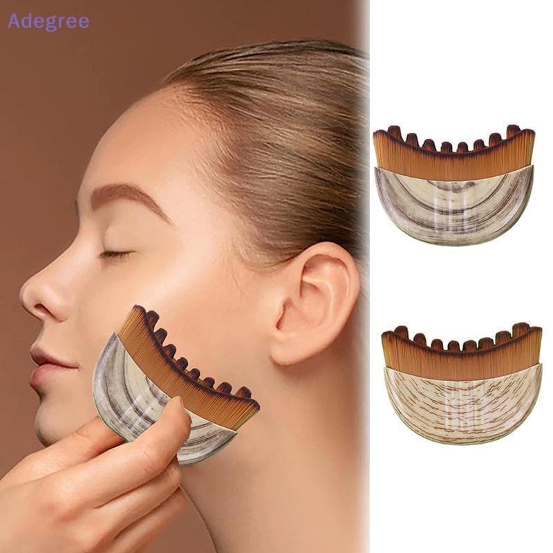Escova Facial Portátil Adegree para Contorno Linfático, Multifuncional, Redução de Inchaço no Queixo, Escovas Faciais pa