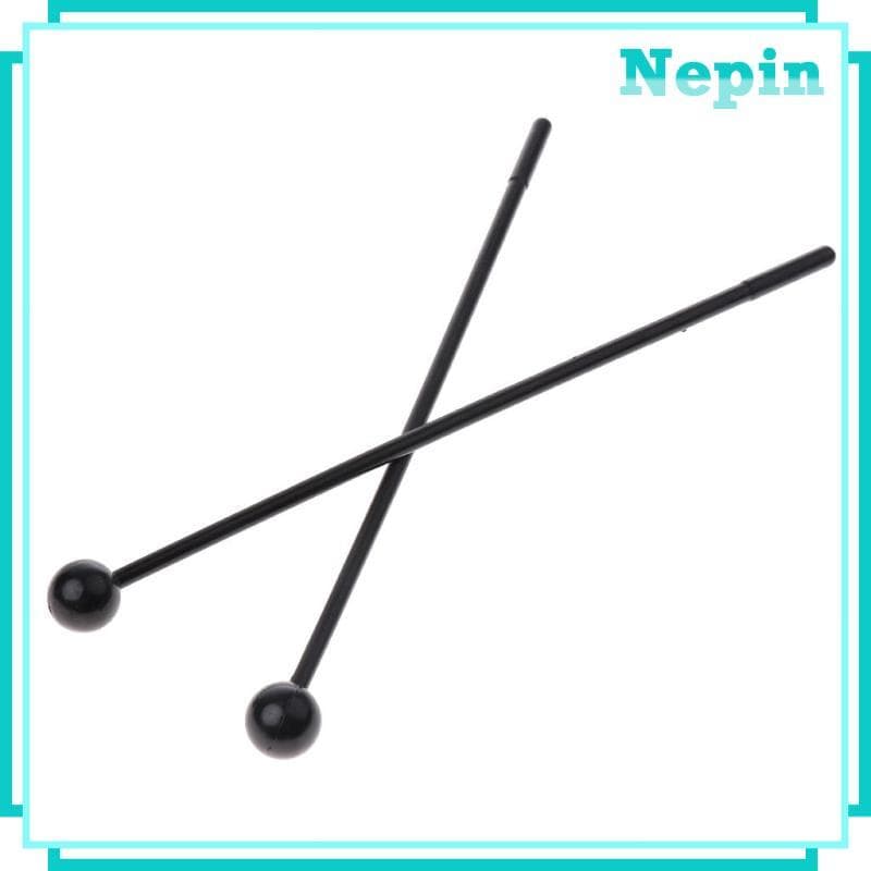 [Nepin] 2pcs Baquetas Pretas Para Brinquedo Educacional Musical Precoce