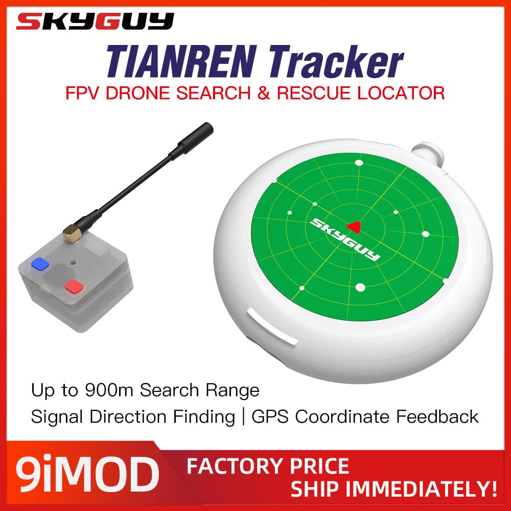 Rastreador GPS SKYGUY TIANREN Com Display Coordenado , Luz Estroboscópica Remota E Campainha , Módulo 181 Para Asa Fixa