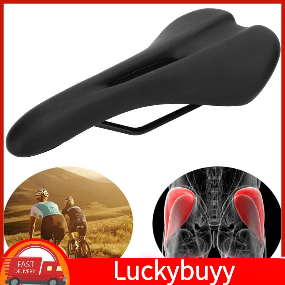 Luckybuyy-br Selim confortável com almofada Akozon – Capa universal para assento de bicicleta com acessório ajustável