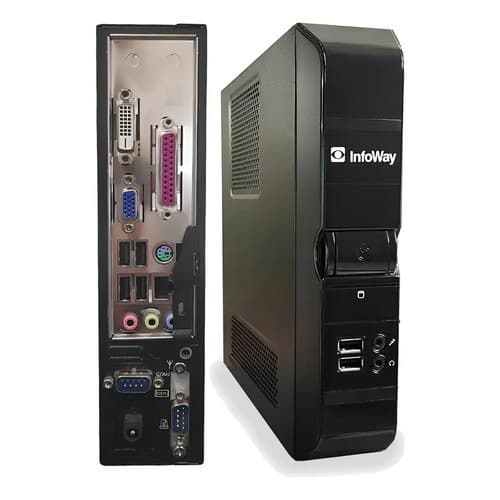 Mini Pc Itautec Infoway Atom 4gb 120gb Ssd Preto 127/220v