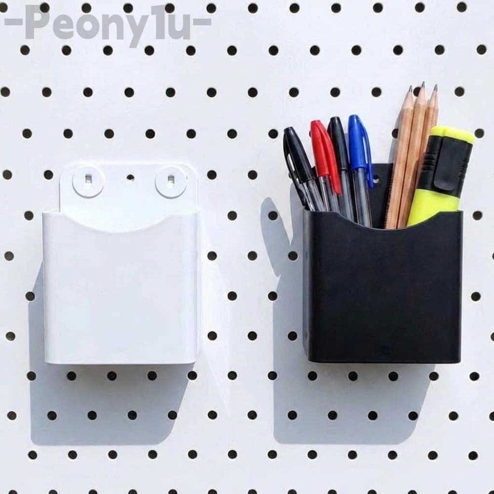 Caixa De Armazenamento Suspensa PEONY , De Pegboard Com Economia De Espaço Montada Na Parede , Prateleira De Metal