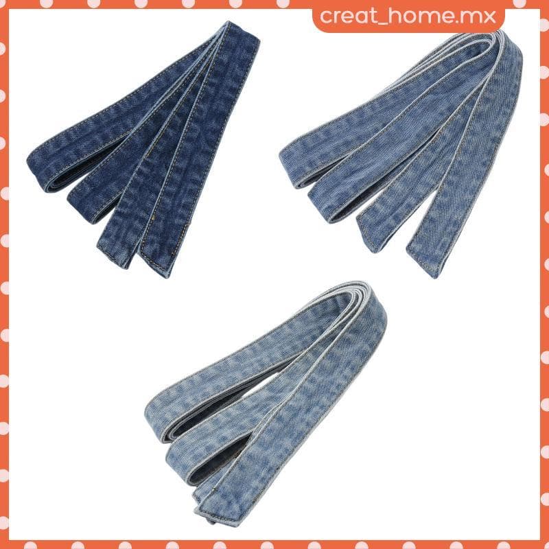 [Creat_home] Cinto Jeans Com 200 Cm De Comprimento E 3.6 Largura , Auto-Gravata Para Macacão , Jaqueta , Sobretudo