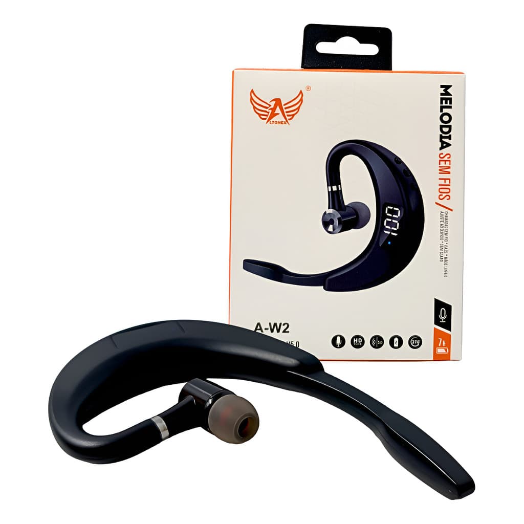 Fone Bluetooth Altomex A-W2 Sem Fio Com Microfone 7H