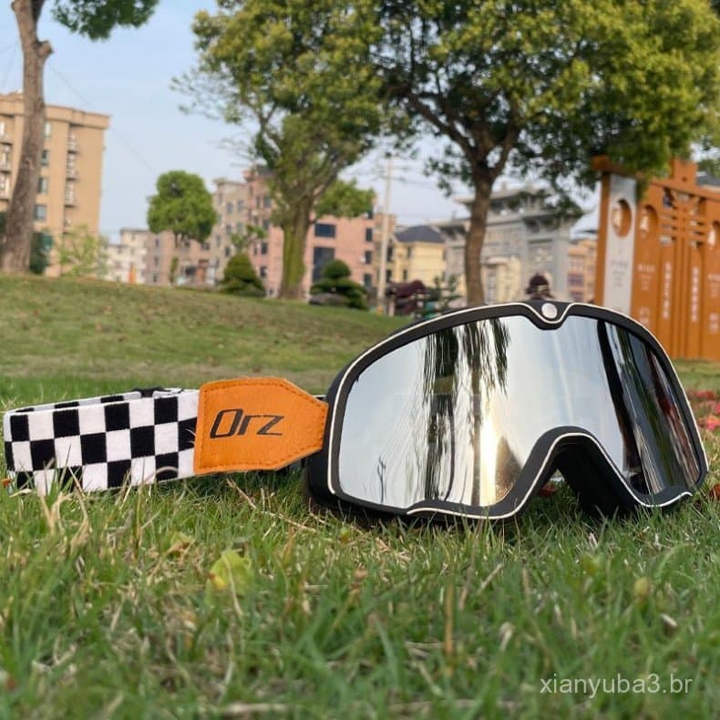 Capacete Harley, óculos de proteção, óculos retrô, óculos de motociclismo à prova de vento e areia, óculos, máscara de m
