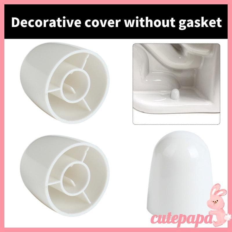 cutepa Parafuso Do Vaso Sanitário Cobre Push on Tampas Substituição Chapéu Capa Decorativa Fácil Usar